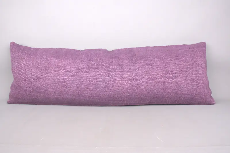 Meditation Cushion, 16x48 Purple Cushion Case, Gift Pillow, Lounge Throw Pillow Sham, Interior Designer Pillow, Pillow, Boho Pillow Sham Cover - 4