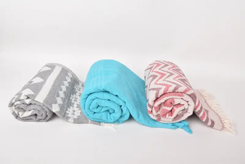 Travel towel, Travel Towel, Personalized Gift For Her, 70x40 Cotton Set of 8 Towel, Beach Size Towel, Best Beach Towel, Personalized Beach Towel - 7