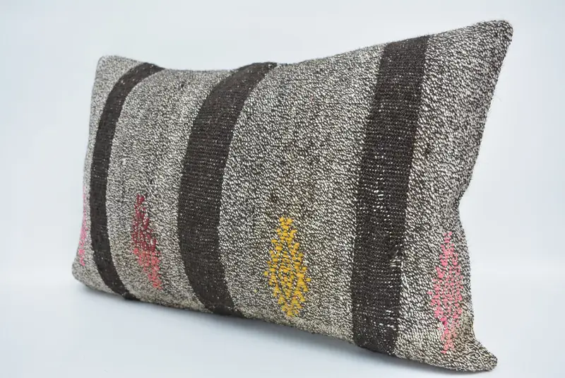 Pillow for Sofa, Authentic Pillow, Interior Designer Pillow, Meditation Pillow Case, Vintage Pillow, Pillow Case, 16x24 Beige Pillow - 4
