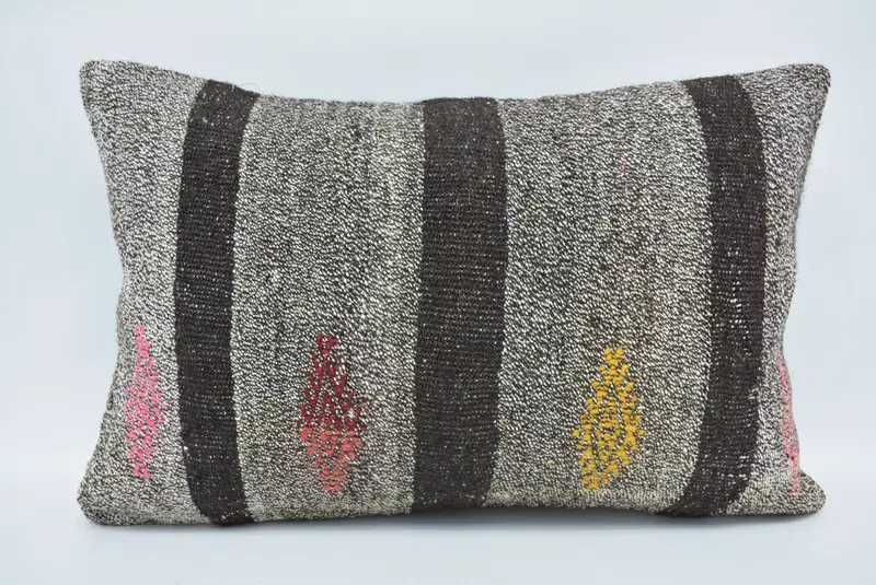 Pillow for Sofa, Authentic Pillow, Interior Designer Pillow, Meditation Pillow Case, Vintage Pillow, Pillow Case, 16x24 Beige Pillow - 1