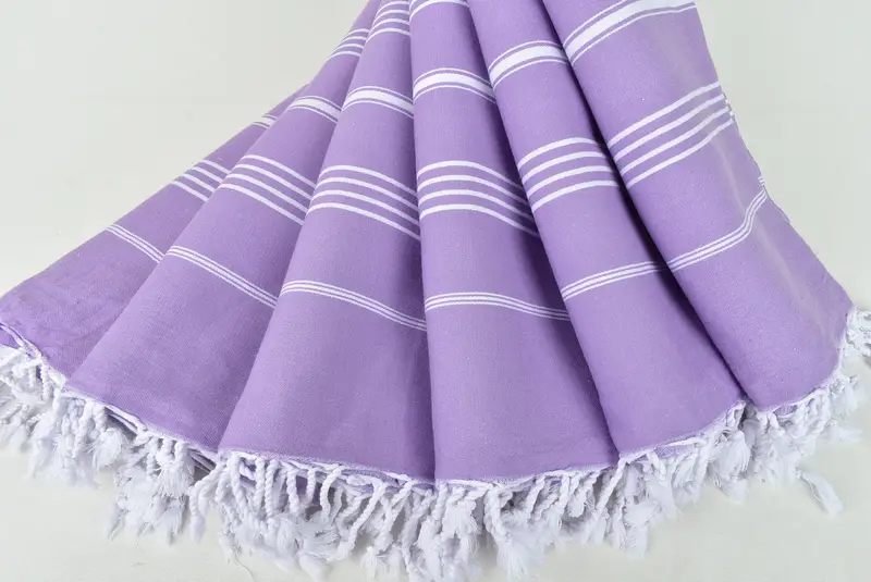 Turkish Towel Set, Wedding Gift For Bride, Absorbent Turkish towel, Turkish bath towel, Turkish towel, 70x40 Cotton Striped Towel, Cute Beach Towel - 4