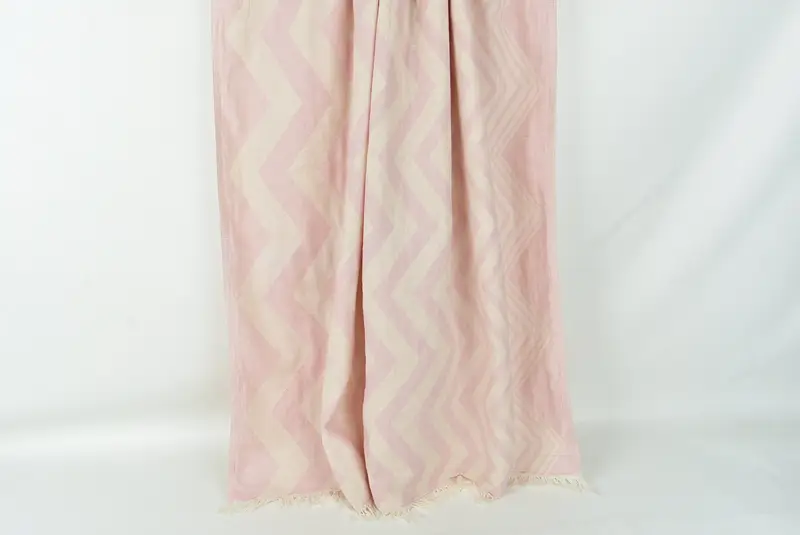 70x40 Cotton Zigzag Design Towel, Personalized Towel, Xmas Gifts, Monogram Beach Towel, Quick-dry towel, Personalized Towel Gift, Custom Towel Beach - 2