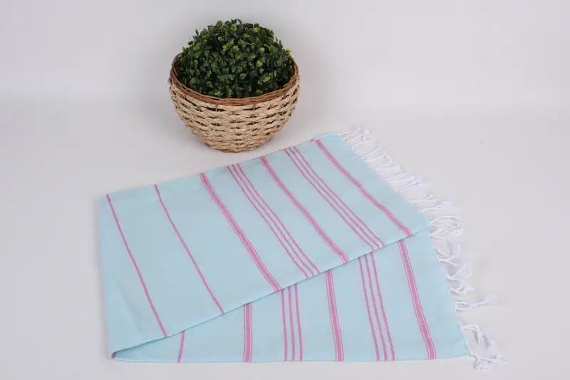 Beach Wedding Favor, Custom Tea Towel, 40x24 Cotton Striped Towel, Custom Name Towel, Monogrammed Hand Towel, Turkish Tea Towel, Turkish Hand Towel - 4