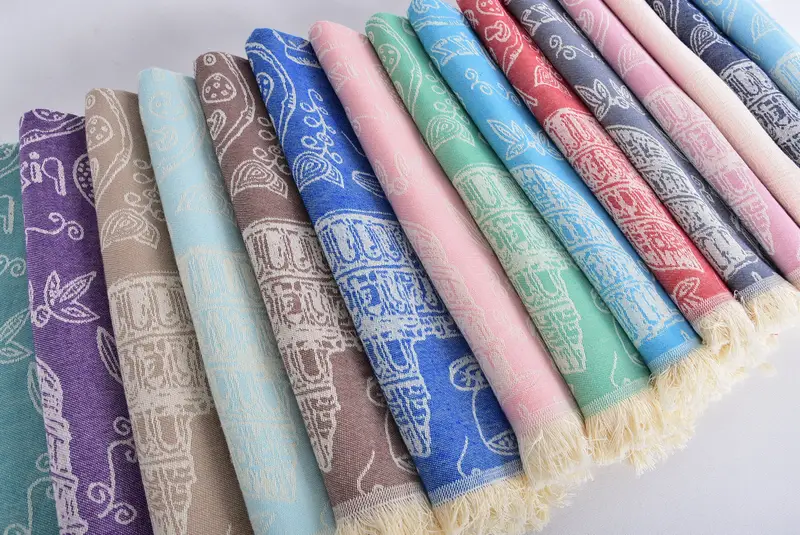 Monogram Kitchen Towel, Handmade Gift, Monogrammed Hand Towel, Bridesmaid Gift Towel, 28x20 Cotton Italian Symbols Design Towel, Wedding Gift - 6