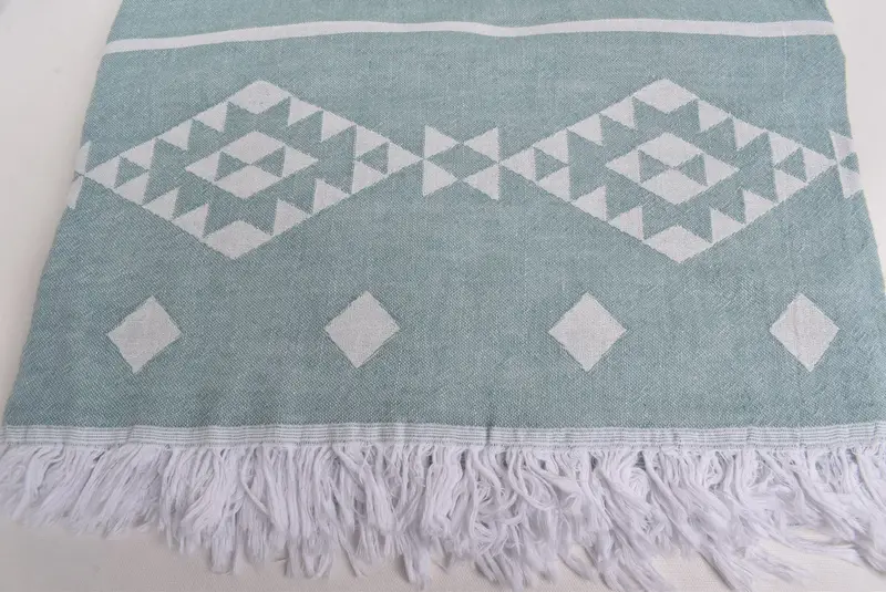 Beach Bachelorette Party Decorations, 70x60 Cotton Geometric Towel, Custom Wedding Gifts, Throw Blanket Couch, Turkish Blanket, Valentines Day Gift - 4