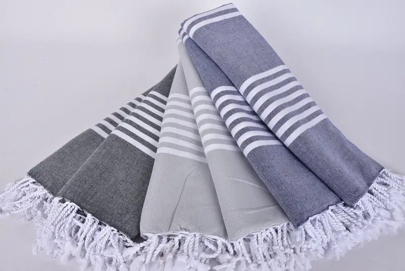 Bachelor Party Gifts, Friends Beach Towel, Bridesmaid Gift Towel, Bridal Shower Gift, Beach Towel Bulk, 68x40 Cotton Striped Towel, Embroidery Towel - 4
