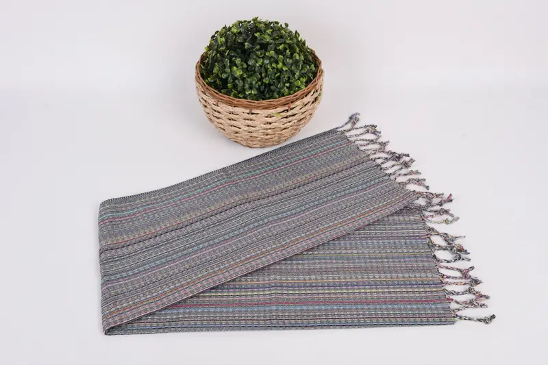 Monogram Mutfak Havlu, 38x18 Pamuk Geometrik Havlu, El Boyutlu Havlular, Onun İçin Hediye, Kişiselleştirilmiş Mutfak Havlu, Spa Havlu, Kişiselleştirilmiş Hediyeler - 4