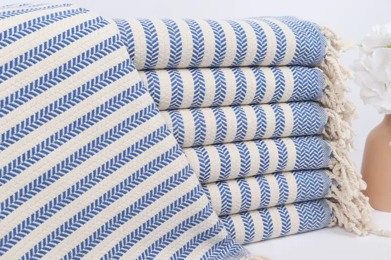 Soft towel, Xmas Gifts, Oversized lightweight Turkish bath towel USA, Spa Towel, Quick-dry towel, Custom Beach Towel, 70x40 Cotton Chevron Towel - 1