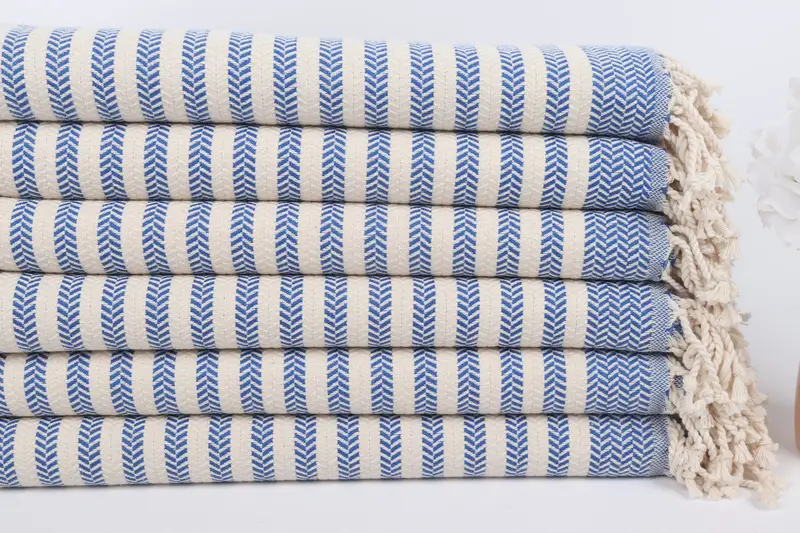 Soft towel, Xmas Gifts, Oversized lightweight Turkish bath towel USA, Spa Towel, Quick-dry towel, Custom Beach Towel, 70x40 Cotton Chevron Towel - 3