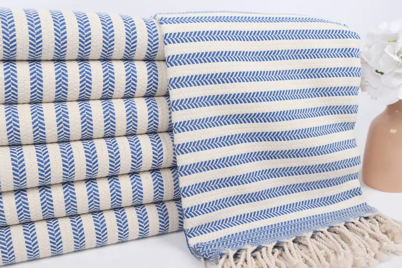 Soft towel, Xmas Gifts, Oversized lightweight Turkish bath towel USA, Spa Towel, Quick-dry towel, Custom Beach Towel, 70x40 Cotton Chevron Towel - 2