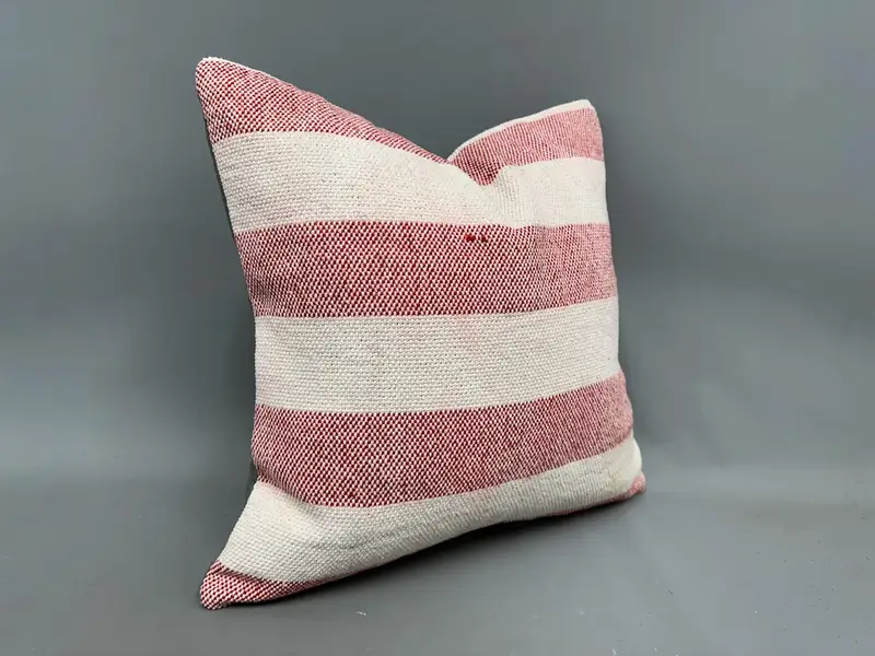 Gift Pillow, Southwestern Cushion, Bohemian Cushion Pillow Sham, 20x20 White Cushion, Throw Kilim Pillow, Car Pillow, Cushion Case, Kilim Pillow - 2