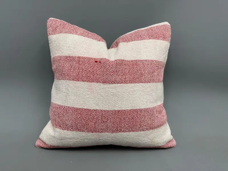 Gift Pillow, Southwestern Cushion, Bohemian Cushion Pillow Sham, 20x20 White Cushion, Throw Kilim Pillow, Car Pillow, Cushion Case, Kilim Pillow - 1