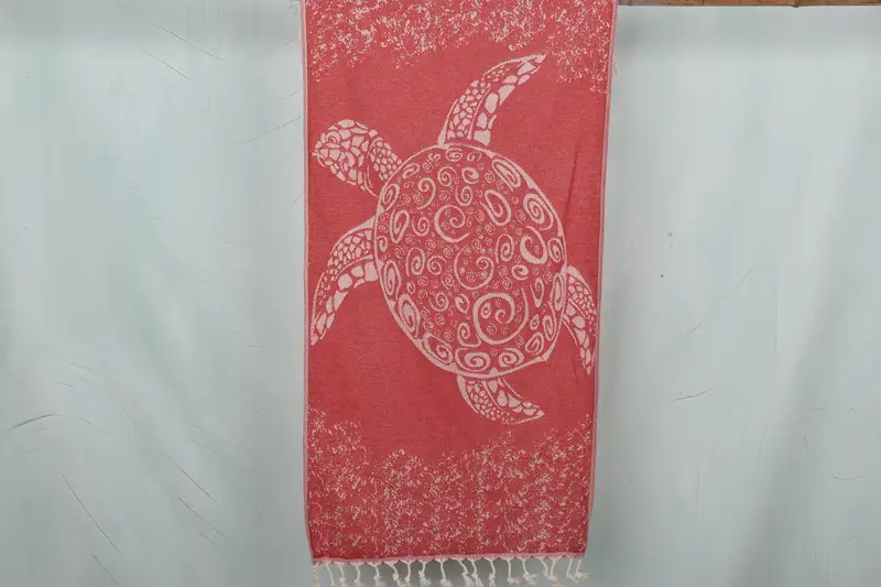 Bridesmaid Gifts, Handmade Gift, Monogram Kitchen Towel, 36x18 Cotton Carretta Patterned Towel, Monogrammed Hand Towel, Travel Towel, Home Gift - 1