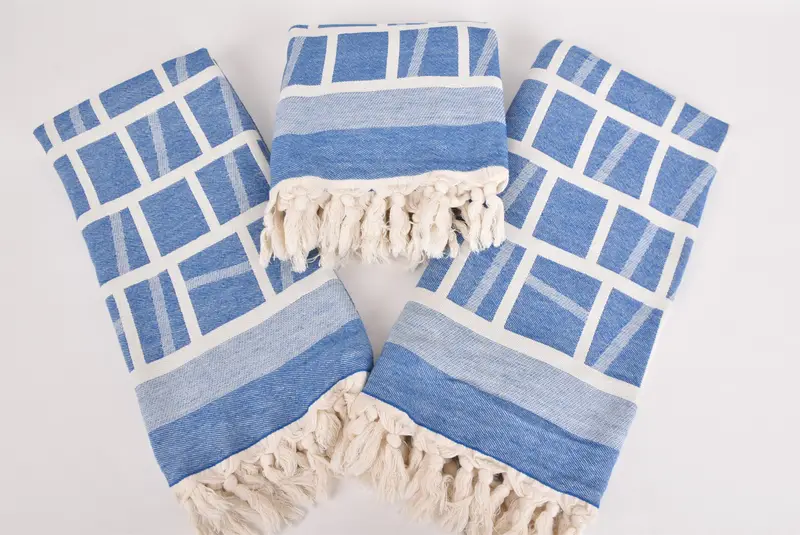 Gifts For Him, Best Friend Gift Ideas, Peshtemal Towel USA, Embroidered Towel, Monogram Towels, Thin towel, Spa Towel, 70x34 Cotton Patterned Towel - 6