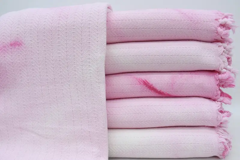 Throw Blanket Couch, Woven Throw Blanket, 92x68 Cotton Tie Dye Chevron Towel, Boyfriend Gift, Bachelorette Party Items, Bachelorette Gifts - 2