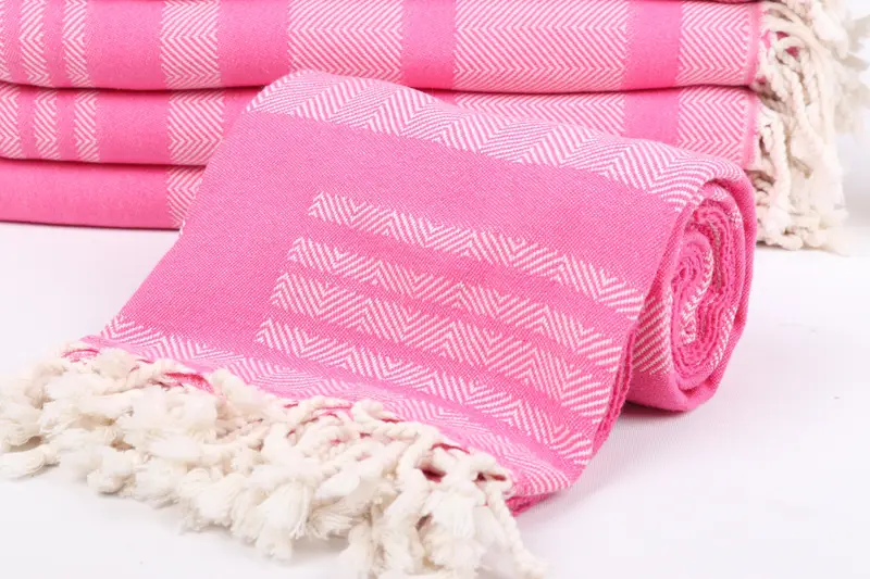 Gift For Her, Thin towel, Spa Towel, Boyfriend Christmas Gift, Absorbent towel, 68x38 Cotton Chevron Towel, Cancun Bachelorette Party Gift Ideas - 4