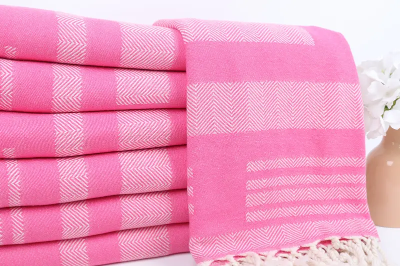 Gift For Her, Thin towel, Spa Towel, Boyfriend Christmas Gift, Absorbent towel, 68x38 Cotton Chevron Towel, Cancun Bachelorette Party Gift Ideas - 2