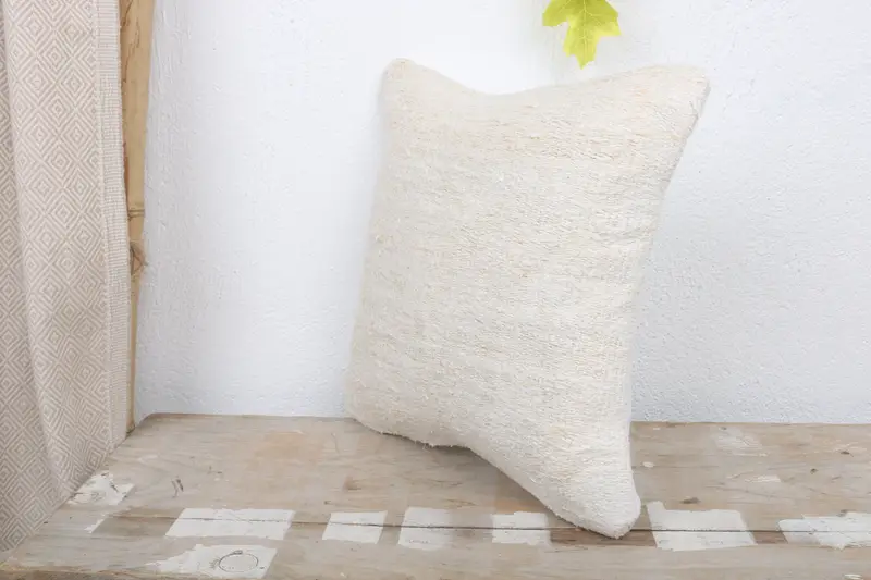 Antique Pillows, Wholesale Cushion Case, Pillow for Sofa, Pillow Case, Decorative Throw Pillow, Interior Designer Pillow, 12x12 White Pillow Sham - 5