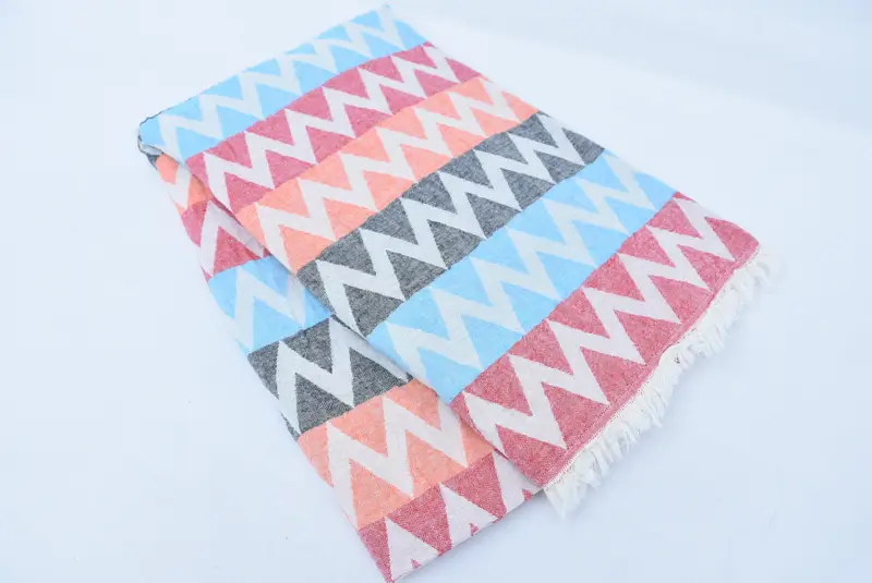 Personalized Bridesmaid Gift, Bachelor Party Favors, Customized Turkish Towel, Organic towel, 70x40 Cotton Zigzag Design Towel, Housewarming Gift - 6