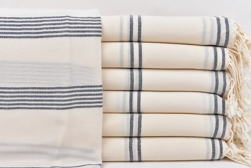 Personalize Gift, Bachelorette Party Gifts Bridesmaids, 80x36 Cotton Striped Towel, Bridesmaid Gifts, Cotton towel, Scarf Towel, Wedding Towel - 1