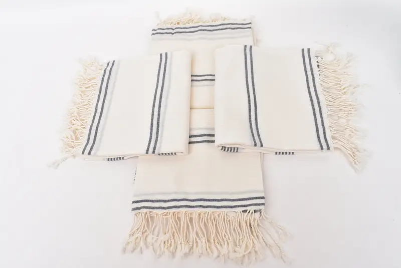 Personalize Gift, Bachelorette Party Gifts Bridesmaids, 80x36 Cotton Striped Towel, Bridesmaid Gifts, Cotton towel, Scarf Towel, Wedding Towel - 6