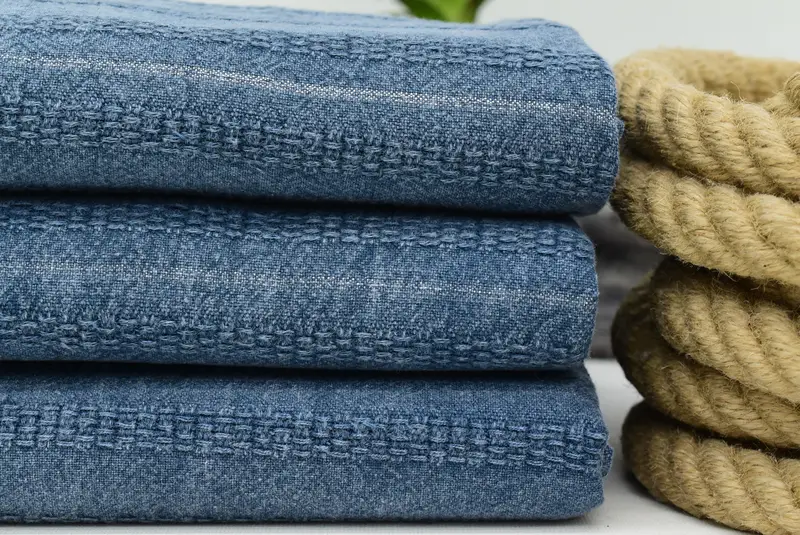 Bridesmaid Gift Towel, Best Beach Towel, Bathroom Towel, Turkish Bath Towel USA, 68x36 Cotton Stonewashed Striped Towel, Lightweight Turkish towel - 2