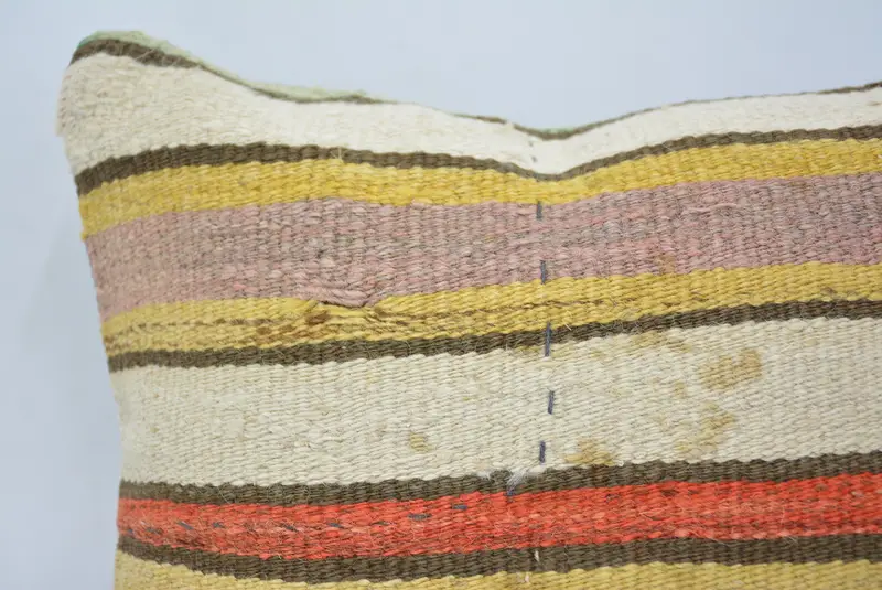 16x16 Beige Cushion Cover, Cushion Case, Sofa Bolster Cushion Cover, Interior Designer Pillow, Kilim Pillow, Christmas Pillow Sham, Vintage Pillow - 2