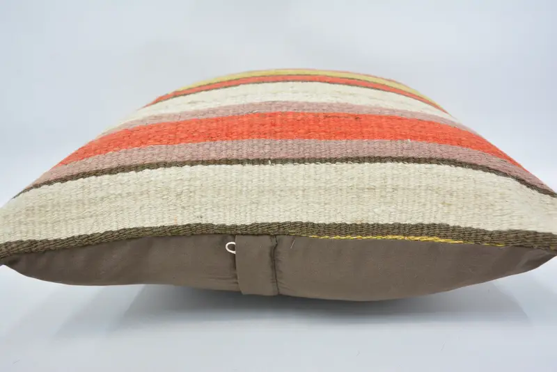 16x16 Beige Cushion Cover, Cushion Case, Sofa Bolster Cushion Cover, Interior Designer Pillow, Kilim Pillow, Christmas Pillow Sham, Vintage Pillow - 5