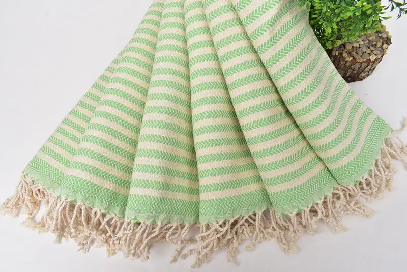 Travel Towel, Bridal Shower Gift, Monogram Hand Towel, 40x18 Cotton Chevron Towel, Turkish Hand Towel, Personalized Gift, Personalized Wedding Gift - 4