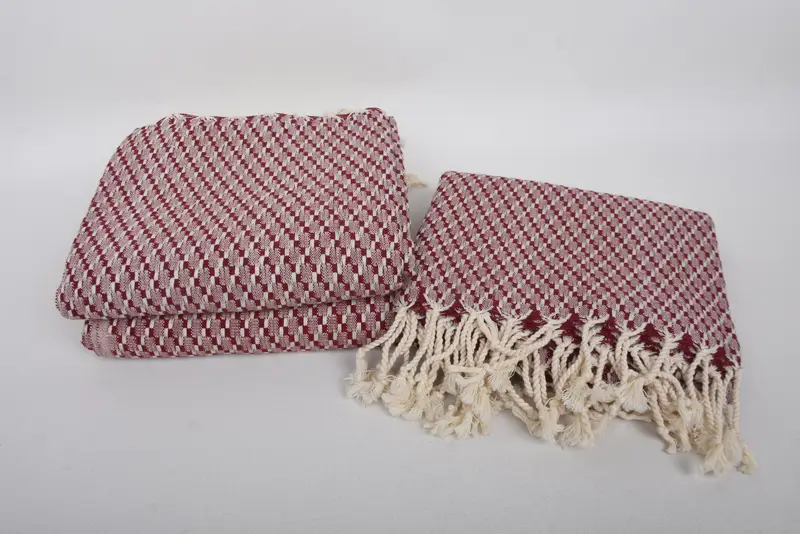Bridal Shower Gift, 68x40 Cotton Geometric Towel, Monogrammed Turkish Towel, Embroidered Towel, Bridesmaid Gift, Engagement Gift, Summer Gift Ideas - 7