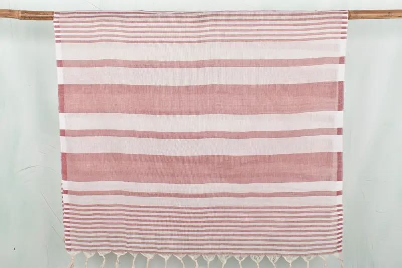 Travel towel, Quick-dry peshtemal, Personalised Gift, Spa Towel, 70x40 Cotton Striped Towel, Large Beach Towel Personalized, Bridesmaid Gift Towel - 8