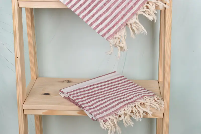 Travel towel, Quick-dry peshtemal, Personalised Gift, Spa Towel, 70x40 Cotton Striped Towel, Large Beach Towel Personalized, Bridesmaid Gift Towel - 4