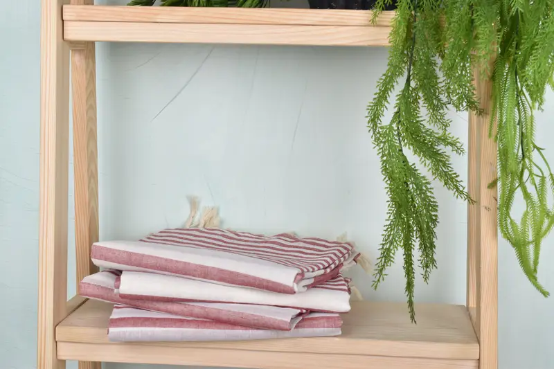 Travel towel, Quick-dry peshtemal, Personalised Gift, Spa Towel, 70x40 Cotton Striped Towel, Large Beach Towel Personalized, Bridesmaid Gift Towel - 6