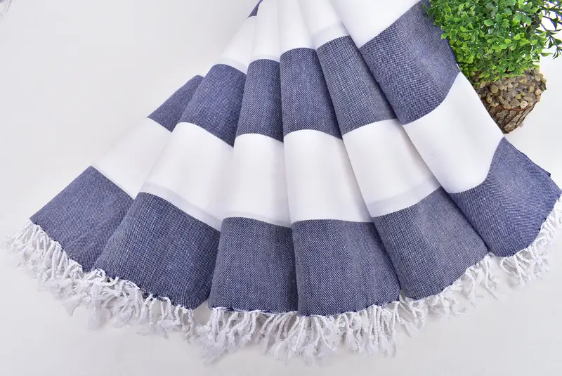 Kişiselleştirilmiş Mutfak Havlu, El Yapımı Hediye, Türk Çay Havlusu, Monogram El Havlu, Kız Gezi Partisi Favor, 40x24 Pamuk Çizgili Havlu, Tatil Havlu - 4