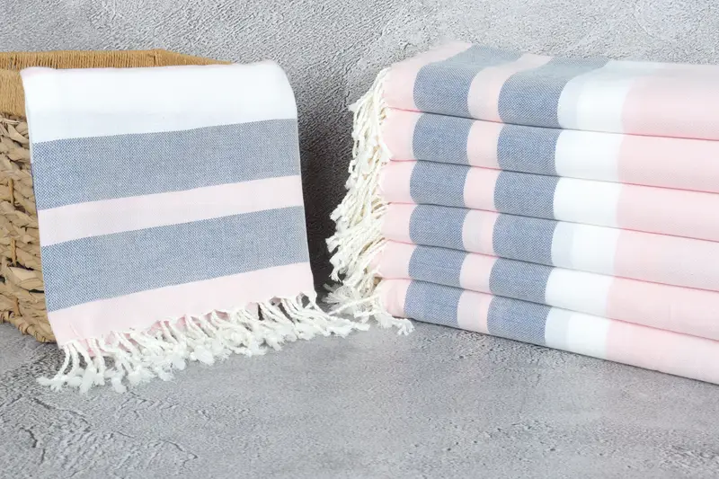 Absorbent Turkish towel, Personalized Gifts, Halloween Bachelorette Party Favors, 70x40 Cotton Striped Towel, Custom Gifts, Lightweight towel - 3