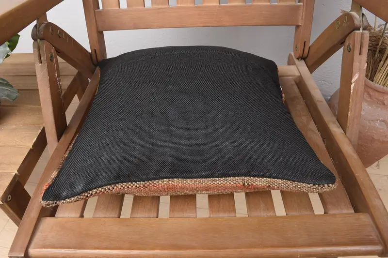 Aesthetic Pillow Cover, Interior Designer Pillow, 14x14 Brown Cushion Case, Boho Pillow, Vintage Pillow, Pillow, Custom Cushion Case - 5