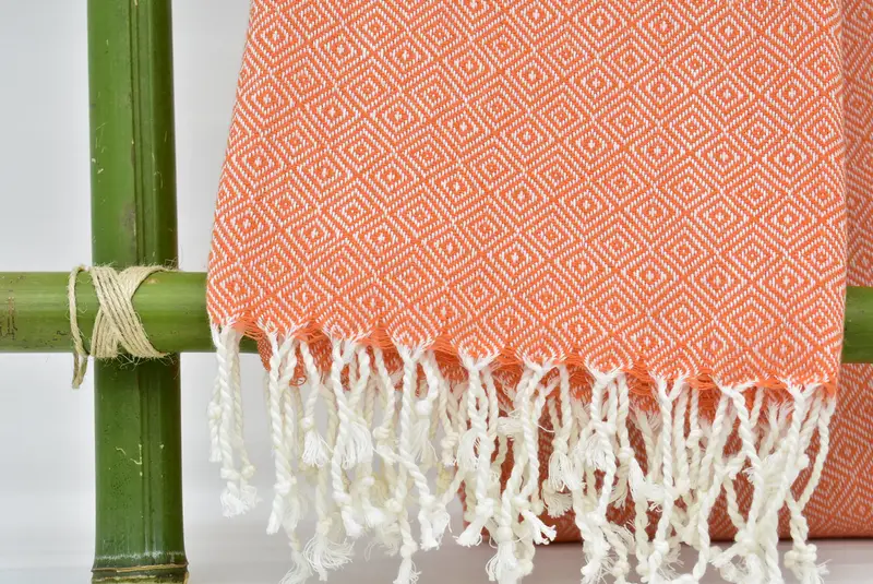 Bachelor Gifts, Bride Gift, Bulk Order Towel, 70x38 Cotton Diamond Towel, Absorbent Turkish towel, Best Friend Wedding Gift, Sand-free towel - 4