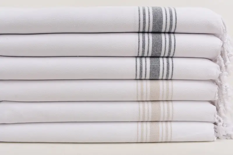 Personalized Gift, Personalized Gift For Him, Personalized Hand Towel, Monogram Kitchen Towel, 38x18 Cotton Striped Towel, Monogrammed Turkish Towel - 3