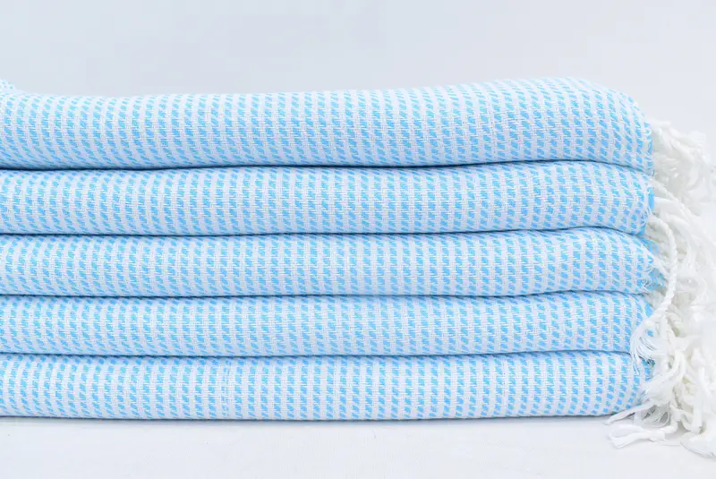 Large Turkish Towel, Custom Turkish Towel, 68x40 Cotton Geometric Towel, Decorative Towel, Sand-free towel, House Warming Gift, Quick-dry peshtemal - 1