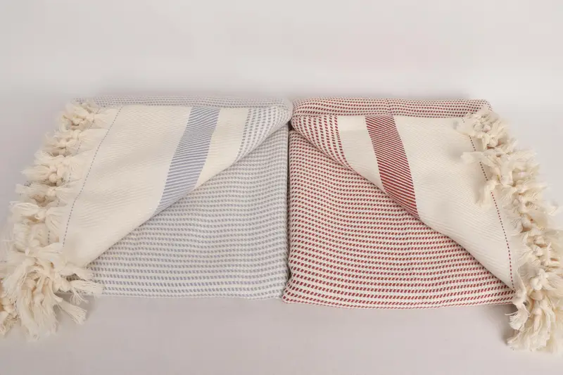 Decorative Blanket, Home Decor Blankets, Bachelorette Gifts, 88x80 Cotton Striped Towel, Bachelorette Party Items, Personalized Gifts - 5
