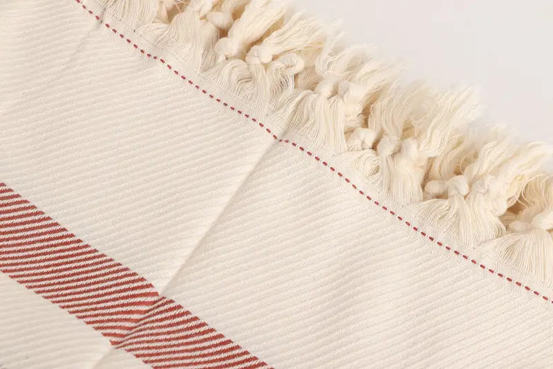Decorative Blanket, Home Decor Blankets, Bachelorette Gifts, 88x80 Cotton Striped Towel, Bachelorette Party Items, Personalized Gifts - 7