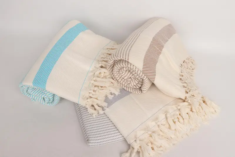 Decorative Blanket, Home Decor Blankets, Bachelorette Gifts, 88x80 Cotton Striped Towel, Bachelorette Party Items, Personalized Gifts - 4