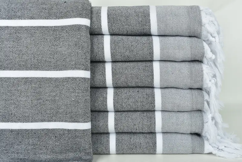 Embroidered Towel, Monogram Beach Towel, Beach Towel Gift, Yoga Towel, Valentines Day Gift Idea, 68x40 Cotton Striped Terry Towel, Housewarming Gift - 1