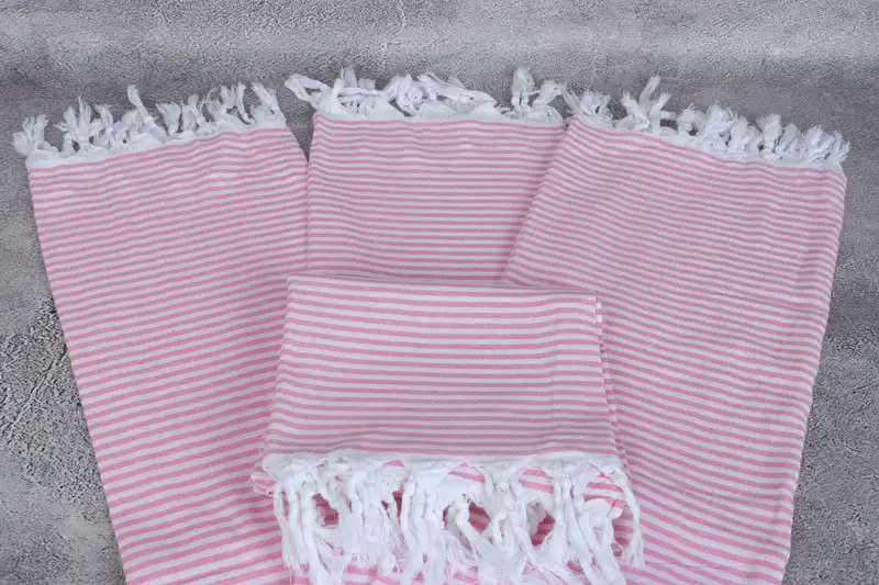 Beach towel, Bachelorette Beach Towel, Fouta towel, Employee Gifts, 68x36 Cotton Striped Towel, Turkish Towel Beach Towel, Lightweight Turkish towel - 4