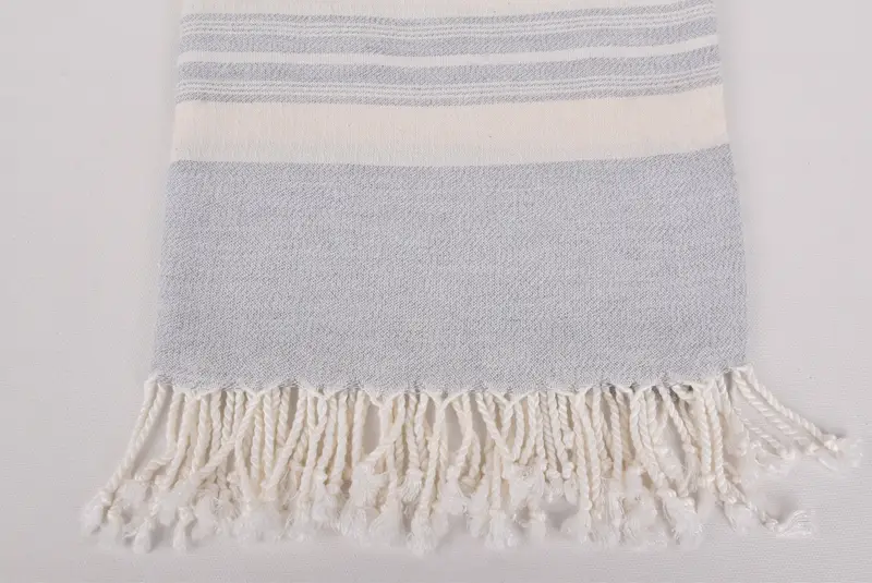 Monogram Beach Towel, 60x38 Cotton Striped Towel, Bachelor Towel, Bachelor Gift, Turkish beach towel with fringe, Sand-resistant towel, Beach towel - 3