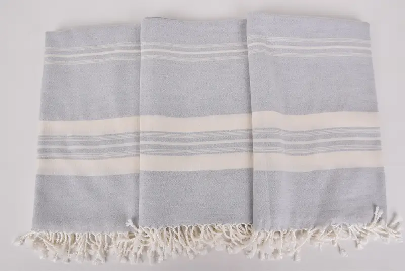 Monogram Beach Towel, 60x38 Cotton Striped Towel, Bachelor Towel, Bachelor Gift, Turkish beach towel with fringe, Sand-resistant towel, Beach towel - 7