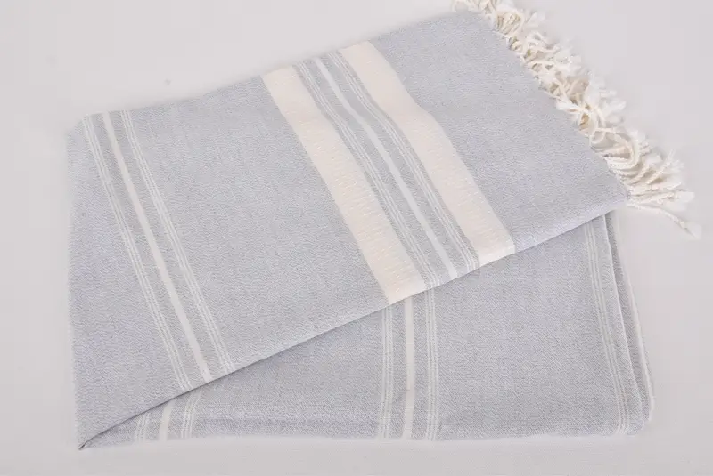 Monogram Beach Towel, 60x38 Cotton Striped Towel, Bachelor Towel, Bachelor Gift, Turkish beach towel with fringe, Sand-resistant towel, Beach towel - 4