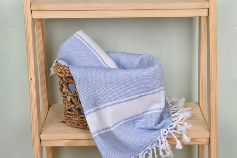 Best Friend Christmas Gift, 70x40 Cotton Striped Towel, Organic Turkish towel, Bachelorette Party Gifts, Custom Wedding Gifts, Turkish Towel Set - 4