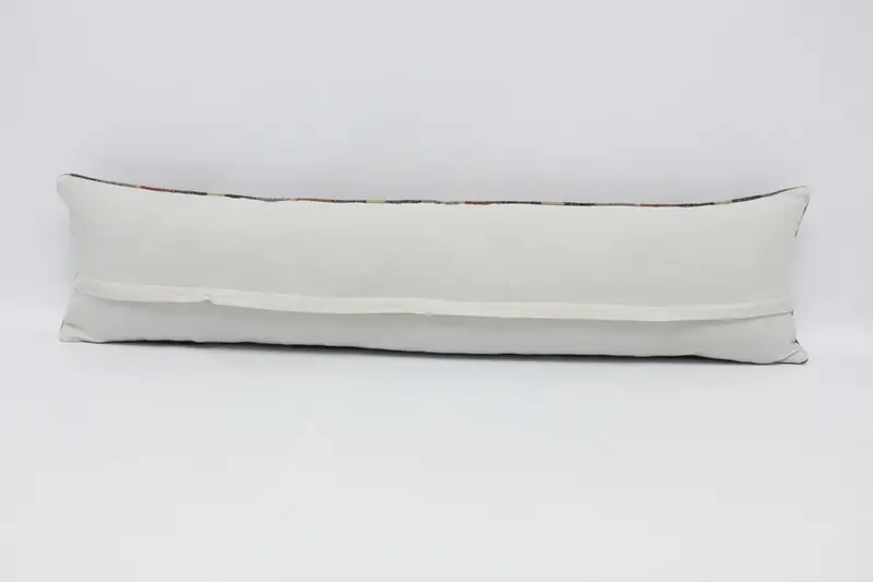 Traditional Pillow, Pillow Case, Bright Cushion Cover, 12x48 Blue Pillow Sham, Boho Pillow Sham Cover, Kilim Pillow Cover, Turkish Pillow - 6