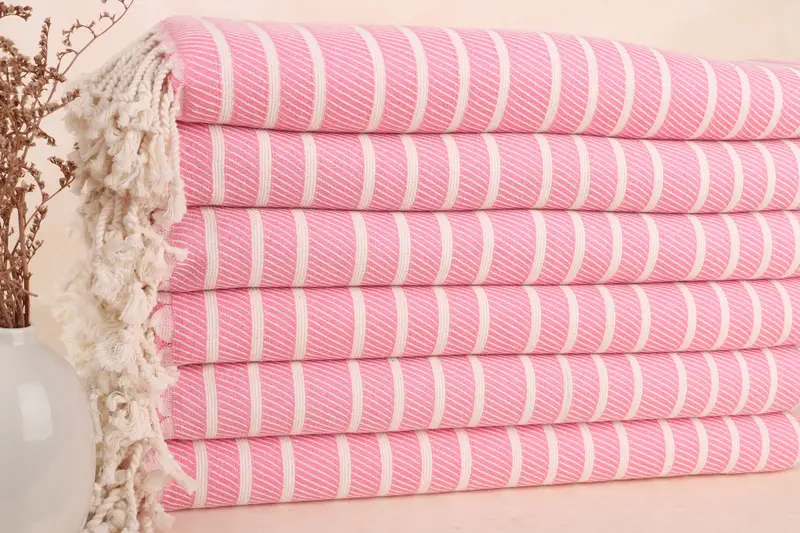 Girls Weekend Getaways Gifts, Bachelorette Party Decorations, Beach Towel Gift, Handmade Gift, Wedding Shower Gift, 70x40 Bamboo Herringbone Towel - 2